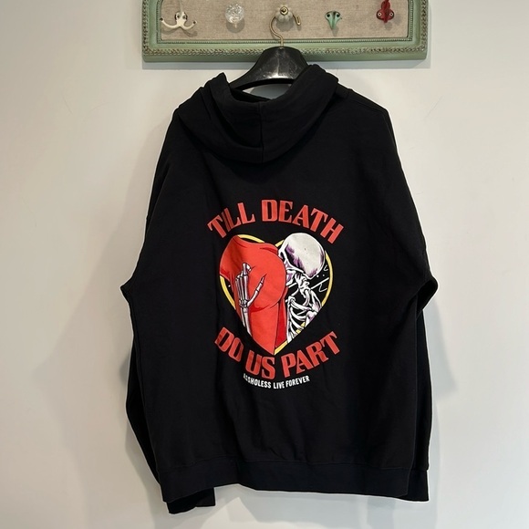 Other - ALF Till Death Do Us Part As $holes live forever hooded sweatshirt black Xxl NEW